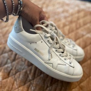 Golden Goose Pure-Star Leather Trainers